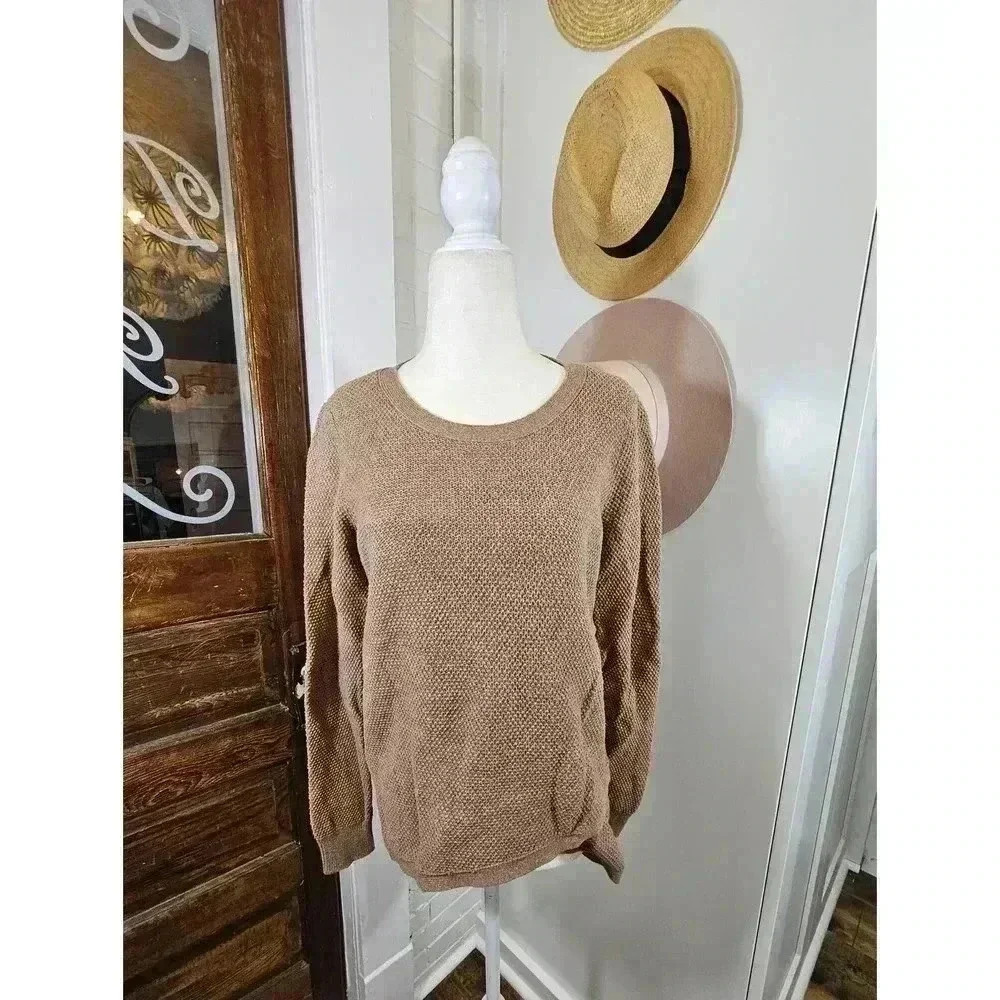 Madewell Women's Size S Tan Knit Sweater